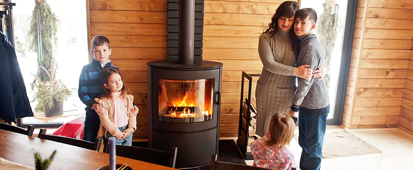 Morso Cast Iron Fireplace Insert Installation in South Valley, Utah