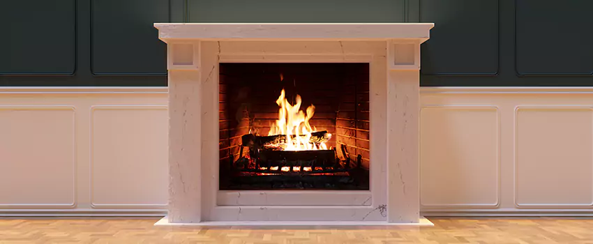 Open Flame Wood-Burning Fireplace Installation Services in South Valley, Utah