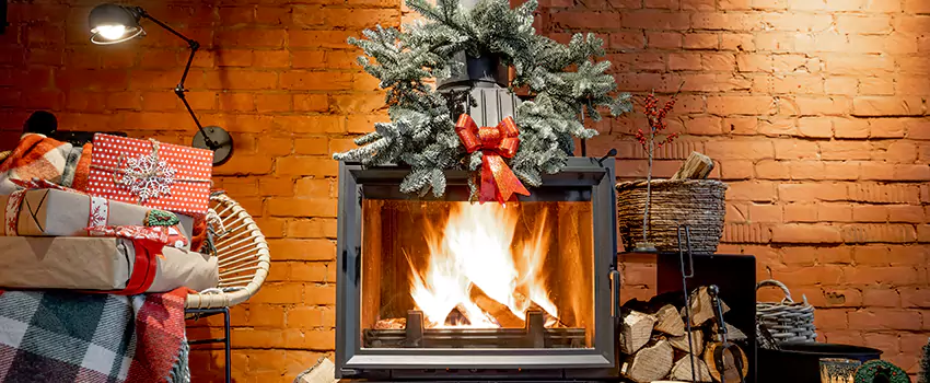 Travis Industries Linear Gas Fireplace Installation in South Valley, Utah