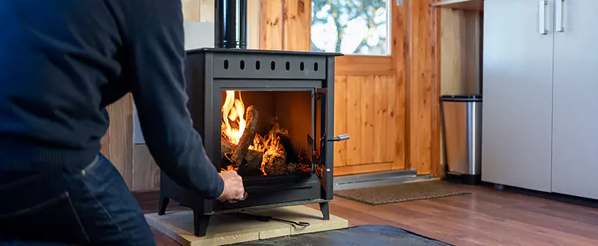 Open Hearth Wood Fireplace Installation in South Valley, UT